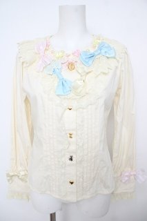 BABY,THE STARS SHINE BRIGHT / Garden Flowerブラウス 生成り Y-26-07