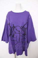 画像1: Amilige / ラビットプリントZIP TEE F 紫 Y-26-07-24-082-PU-TS-SZ-ZY (1)