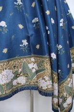 画像3: axes femme / Mulhouse Collection フラワーパネル柄イレヘムワンピース M 紺 Y-26-07-24-089-AX-OP-SZ-ZY (3)