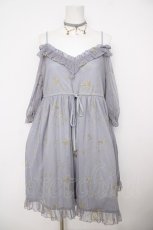 画像1: To Alice / 星座刺繍チュールワンピースセット S グレー Y-26-07-24-108-LO-OP-SZ-ZY (1)