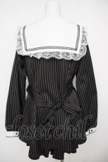 画像2: MA*RS / スピンドル付きクロス刺繍セットアップ  黒 Y-26-07-24-109-GO-OP-SZ-ZY (2)