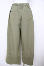 画像2: axes femme / チャイナ釦スリットパンツ M グリーン Y-26-07-24-113-AX-PA-SZ-ZY (2)