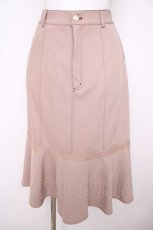 画像1: axes femme POETIQUE / 裾フレアタイトスカート M 淡ピンク Y-26-07-24-124-AX-SK-SZ-ZY (1)
