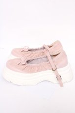 画像2: m petit by misako / AMレースバレエシューズ L ピンク Y-26-07-24-022-LO-SH-SZ-ZY (2)