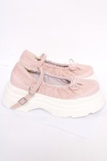 画像4: m petit by misako / AMレースバレエシューズ L ピンク Y-26-07-24-022-LO-SH-SZ-ZY (4)