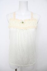 画像1: axes femme / レース使いキャミタンク  生成り Y-26-07-24-026-AX-TO-SZ-ZY (1)