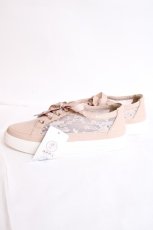 画像2: axes femme / レース切替フラットスニーカー L ピンク Y-26-07-25-021-AX-SH-SZ-ZY (2)