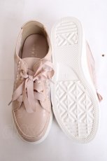 画像5: axes femme / レース切替フラットスニーカー L ピンク Y-26-07-25-021-AX-SH-SZ-ZY (5)