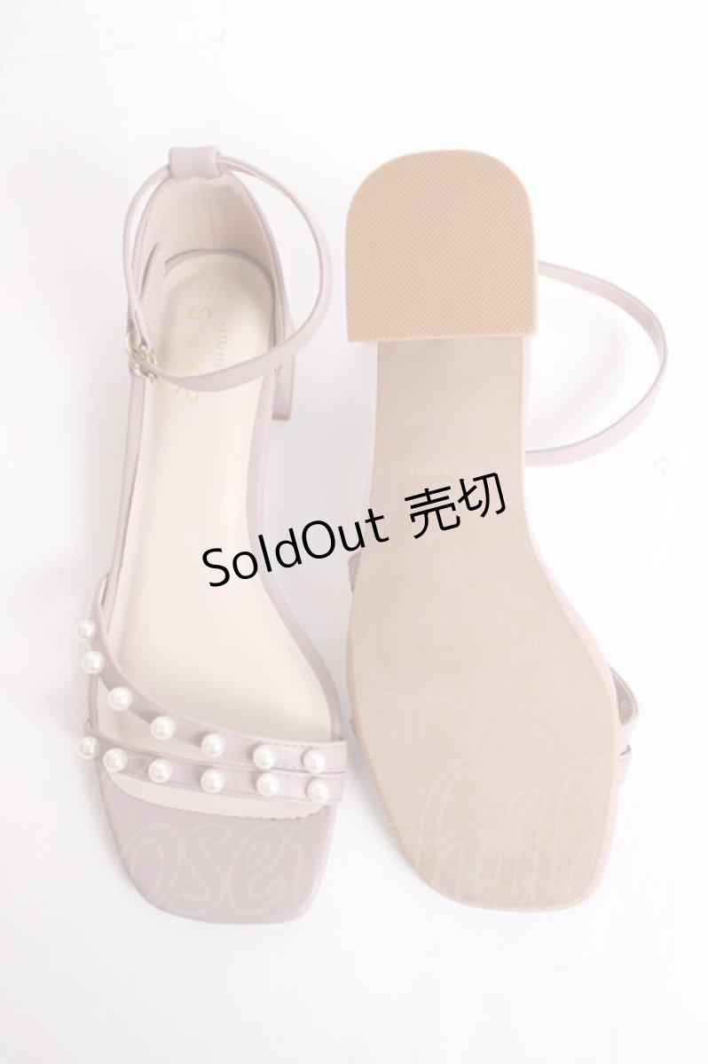 画像5: axes femme / パールストラップサンダル L ピンク Y-26-07-25-026-AX-SH-SZ-ZY (5)