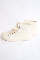 画像2: axes femme / 折り返しレーススニーカー L キナリ Y-26-07-25-030-AX-SH-SZ-ZY (2)
