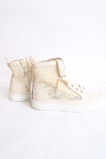 画像4: axes femme / レースハイカットスニーカー L 白 Y-26-07-25-037-AX-SH-SZ-ZY (4)
