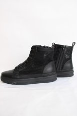 画像2: axes femme / レースハイカットスニーカー L 黒 Y-26-07-25-001-AX-SH-SZ-ZY (2)