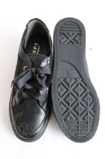 画像5: axes femme / レース切替フラットスニーカー L 黒 Y-26-07-25-043-AX-SH-SZ-ZY (5)
