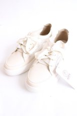 画像1: axes femme / レース切替フラットスニーカー L 生成り Y-26-07-25-044-AX-SH-SZ-ZY (1)