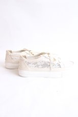画像4: axes femme / レース切替フラットスニーカー L 生成り Y-26-07-25-044-AX-SH-SZ-ZY (4)