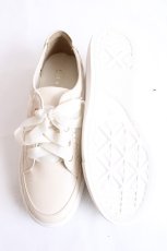画像5: axes femme / レース切替フラットスニーカー L 生成り Y-26-07-25-044-AX-SH-SZ-ZY (5)