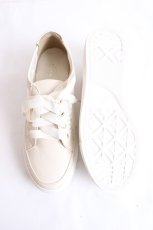 画像5: axes femme / レース切替フラットスニーカー L 生成り Y-26-07-25-045-AX-SH-SZ-ZS (5)