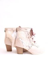 画像4: axes femme / チュールレースアップブーツ L ベージュ Y-26-07-25-057-AX-SH-SZ-ZY (4)
