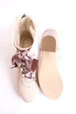 画像5: axes femme / チュールレースアップブーツ L ベージュ Y-26-07-25-057-AX-SH-SZ-ZY (5)