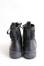 画像3: axes femme / レースハイカットスニーカー L 黒 Y-26-07-25-060-AX-SH-SZ-ZY (3)