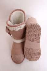 画像5: axes femme / レースアップムートンブーツ L ピンク Y-26-07-25-061-AX-SH-SZ-ZY (5)