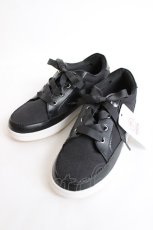 画像1: axes femme / リボン×スカラップスニーカー M 黒 Y-26-07-25-068-AX-SH-SZ-ZY (1)