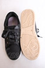 画像5: axes femme / リボン×スカラップスニーカー M 黒 Y-26-07-25-068-AX-SH-SZ-ZY (5)