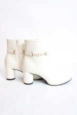 画像4: axes femme / ベルトデザインショートブーツ L 生成り Y-26-07-25-070-AX-SH-SZ-ZY (4)