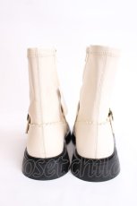 画像3: axes femme / ストレッチエンジニアブーツ L ベージュ Y-26-07-25-073-AX-SH-SZ-ZY (3)
