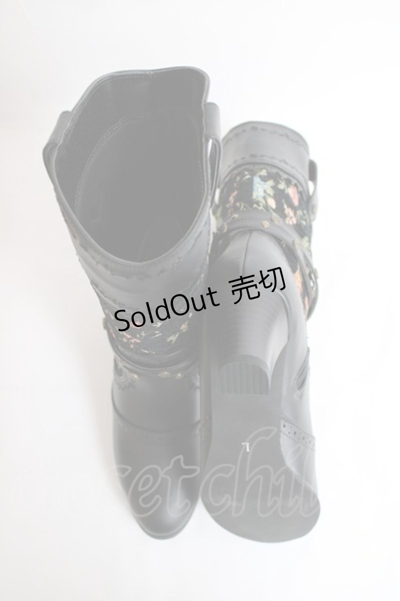 画像5: axes femme / ベルト付ミドルウエスタン L 黒 Y-26-07-25-076-AX-SH-SZ-ZY (5)