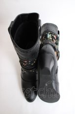 画像5: axes femme / ベルト付ミドルウエスタン L 黒 Y-26-07-25-076-AX-SH-SZ-ZY (5)