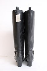 画像3: axes femme / レースアップロングブーツ L 黒 Y-26-07-25-078-AX-SH-SZ-ZY (3)