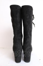 画像3: axes femme POETIQUE / 刺繍レースアップブーツ L 黒 Y-26-07-25-087-AX-SH-SZ-ZY (3)