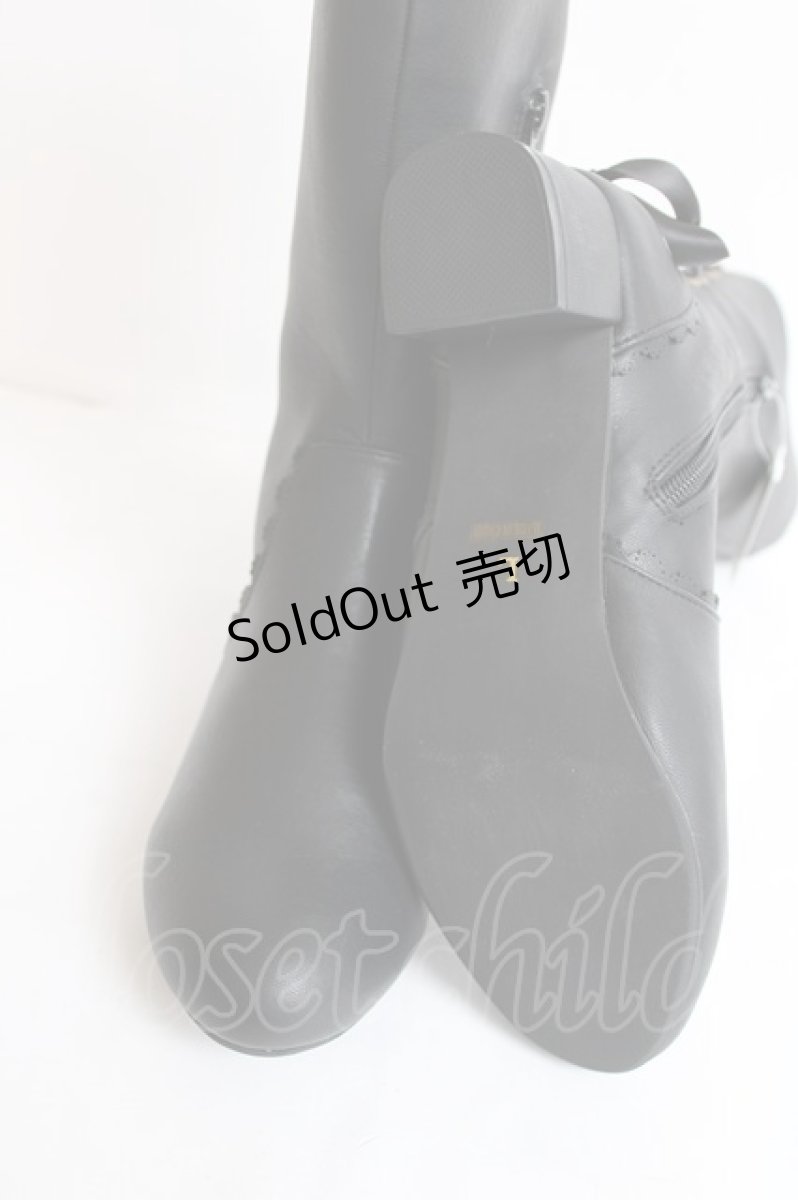 画像5: axes femme / バックレースアップブーツ M 黒 Y-26-07-25-088-AX-SH-SZ-ZY (5)