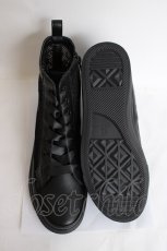 画像5: axes femme / レースハイカットスニーカー L 黒 Y-26-07-25-001-AX-SH-SZ-ZY (5)