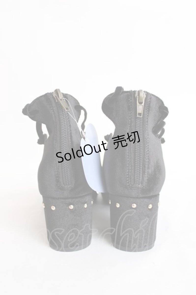 画像3: axes femme kawaii / レースアップバレエパンプス L 黒 Y-26-07-25-013-AX-SK-SZ-ZY (3)