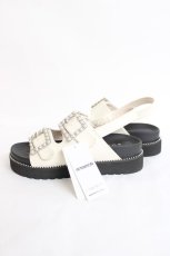 画像2: axes femme / ビジューフッドヘッドサンダル L 白 Y-26-07-25-016-AX-SH-SZ-ZY (2)