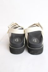 画像3: axes femme / ビジューフッドヘッドサンダル L 白 Y-26-07-25-016-AX-SH-SZ-ZY (3)