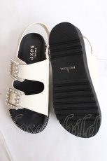 画像5: axes femme / ビジューフッドヘッドサンダル L 白 Y-26-07-25-016-AX-SH-SZ-ZY (5)