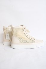 画像4: axes femme / レースハイカットスニーカー L 白 Y-26-07-25-002-AX-SH-SZ-ZY (4)