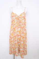 画像1: Cherir la femme / 花柄キャミワンピース M ベージュ Y-26-07-26-038-LO-OP-SZ-ZY (1)