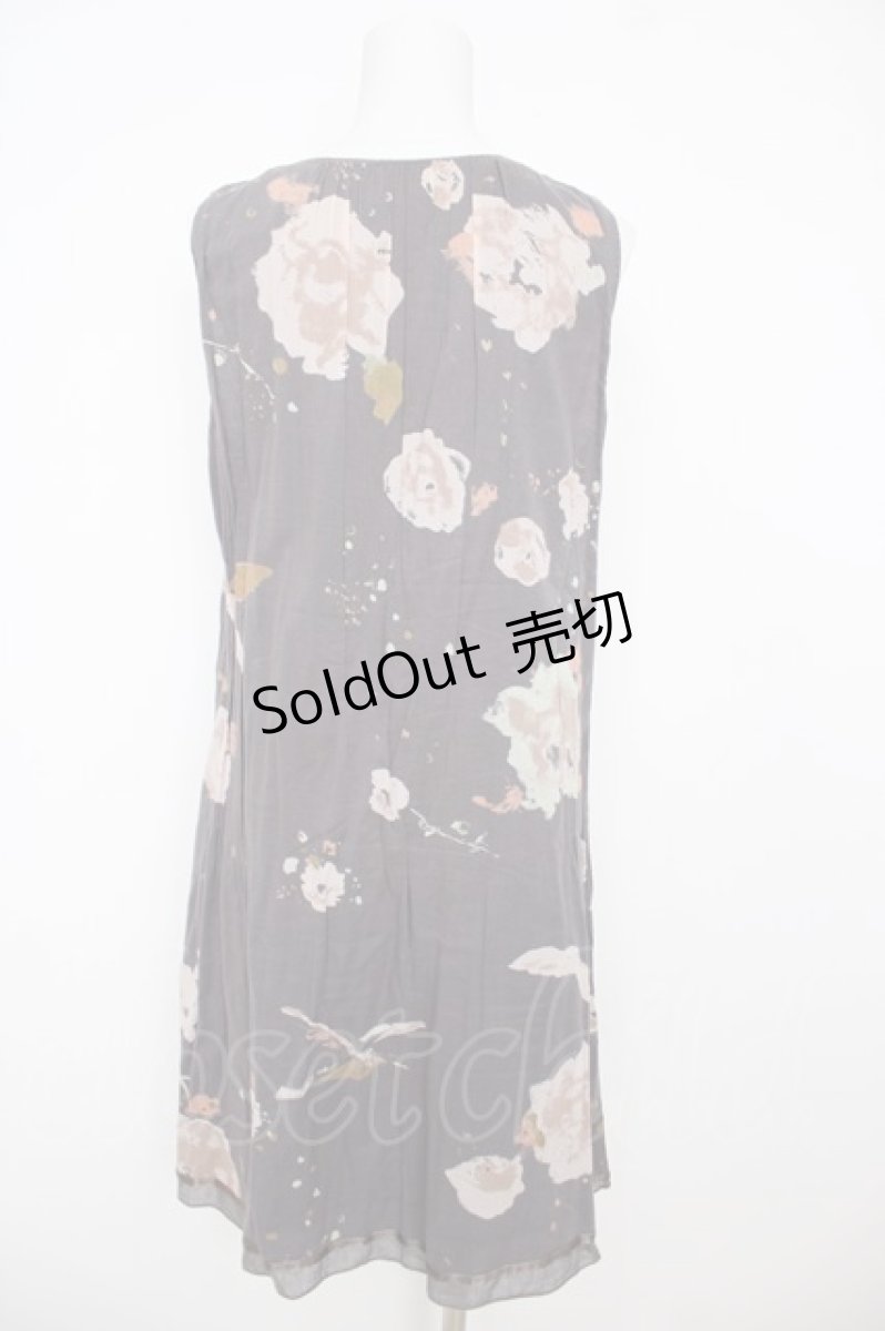 画像2: Franche Lippee / ぼかしノースリワンピース M グレー Y-26-07-26-041-LO-OP-SZ-ZY (2)