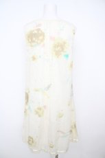 画像2: Franche Lippee / ぼんやりノースリワンピース M ミルク Y-26-07-26-042-LO-OP-SZ-ZY (2)