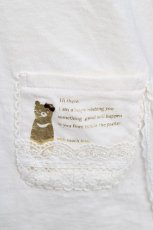 画像3: Franche Lippee / くまプリントポケットカットソー M 生成り Y-26-07-26-005-LO-TO-SZ-ZY (3)