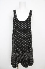 画像1: franche lippee black / ドットスカラップワンピース M 黒 Y-26-07-26-062-LO-OP-SZ-ZY (1)
