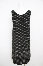画像2: franche lippee black / ドットスカラップワンピース M 黒 Y-26-07-26-062-LO-OP-SZ-ZY (2)