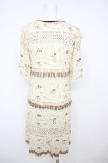 画像2: franche lippee black / らくがきボーダーワンピース M 生成り Y-26-07-26-068-LO-OP-SZ-ZY (2)