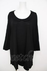 画像1: franche lippee black / スカラップワンピース M 黒 Y-26-07-26-074-LO-OP-SZ-ZY (1)