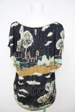 画像2: franche lippee black / 三匹のこぶたカットソー M 黒 Y-26-07-26-008-LO-TO-SZ-ZY (2)