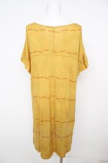 画像2: franche lippee black / のびねこドットワンピース M マスタード Y-26-07-26-075-LO-OP-SZ-ZY (2)
